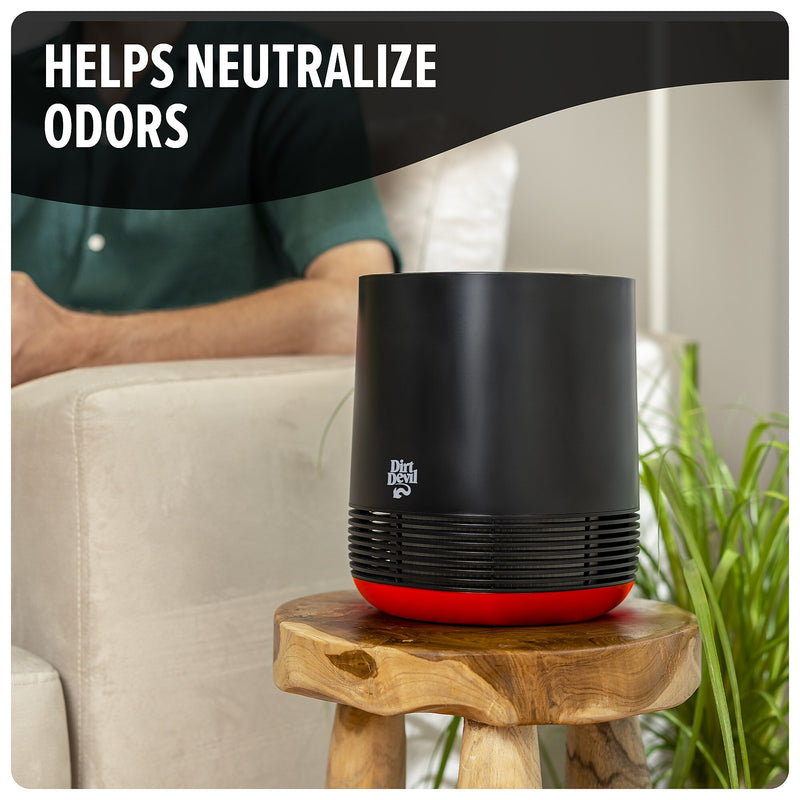 Dirt Devil HEPA Tabletop Air Purifier, Black (WD10100V)