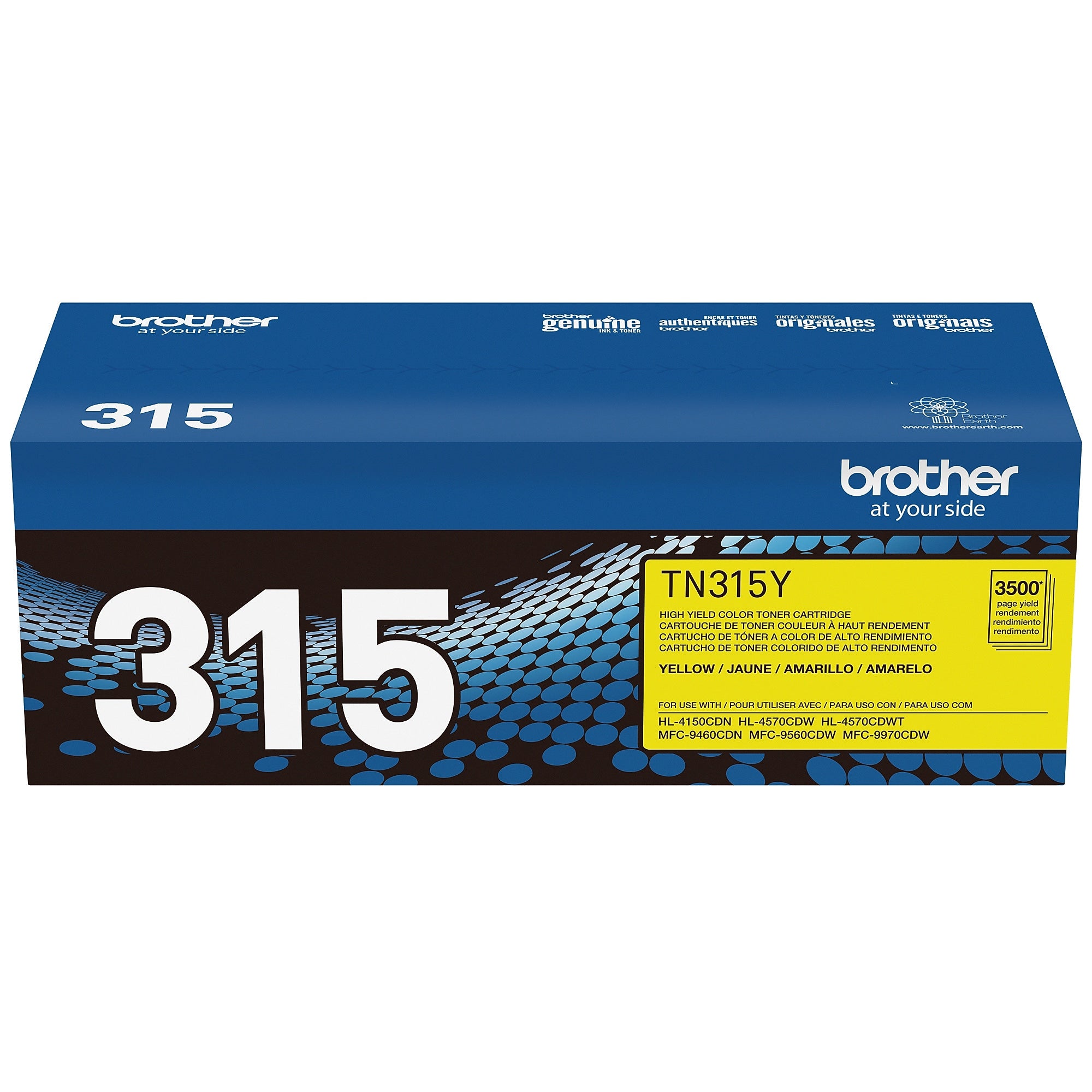 Brother TN-315 Yellow High Yield Toner Cartridge   (TN315Y)