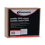 Innovera Plastic Mobile CPU Stand, Light Gray (IVR-54001)