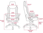 Arozzi Vernazza Faux Leather Ergonomic Rocker Gaming Chair, Pure Black (VERNAZZA-XL-SPU-PBK)