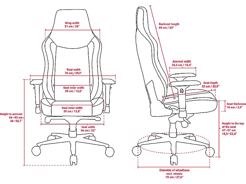 Arozzi Vernazza Faux Leather Ergonomic Rocker Gaming Chair, Pure Black (VERNAZZA-XL-SPU-PBK)