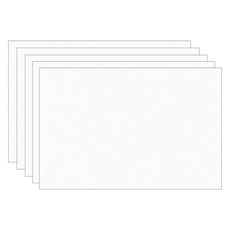 Prang 12" x 18" Construction Paper, Bright White, 100 Sheets/Pack, 5 Packs/Bundle (PAC8708-5)