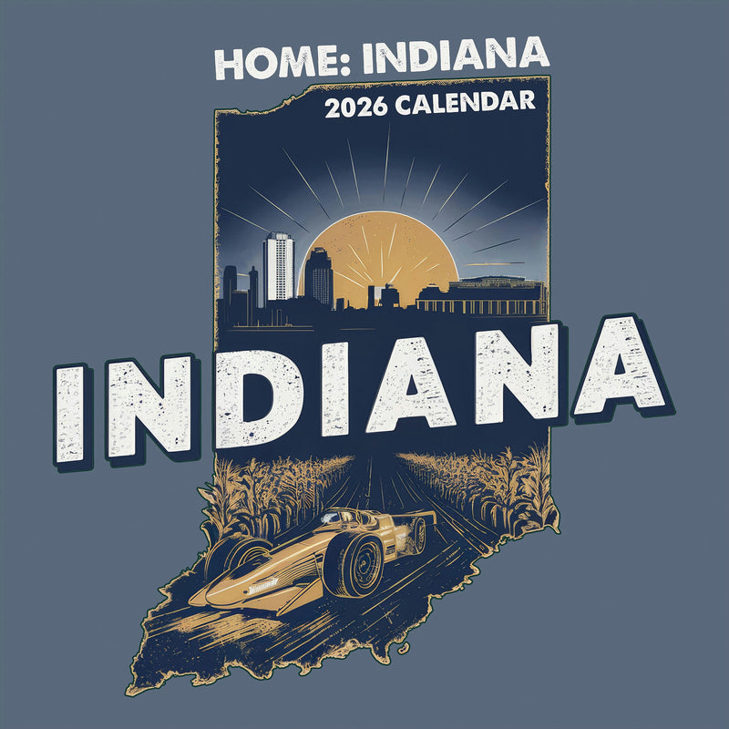 2026 TF Publishing 12" x 17" TF Publishing 12" x 12" Home: Indiana Wall Calendar 26-1129