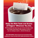 Folgers Coffee Singles Coffee Packets, Medium Roast, 0.16 oz., 19/Box (PRO29764)