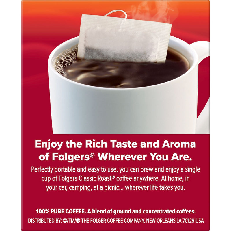Folgers Coffee Singles Coffee Packets, Medium Roast, 0.16 oz., 19/Box (PRO29764)