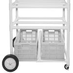 Champion Sports All-Terrain Heavy-Duty Cart, White (CHSTWCART)