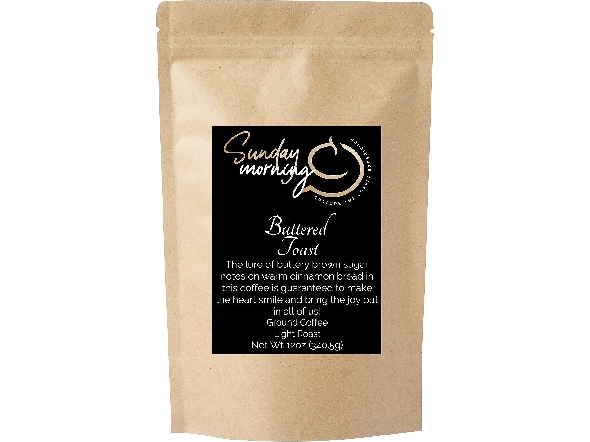 Sunday Morning Coffee Buttered Toast Coffee Packet, Light Roast, 12 oz. (DH-DM71-H3JR)