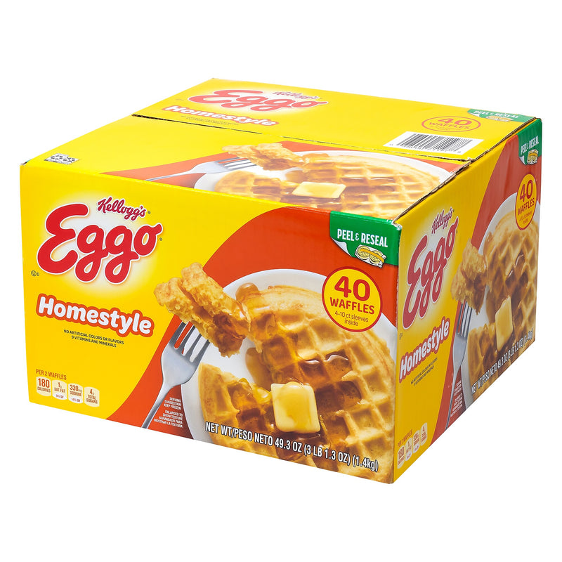 Eggo Homestyle Waffles, 49.3 oz., 40/Pack (220-02471)