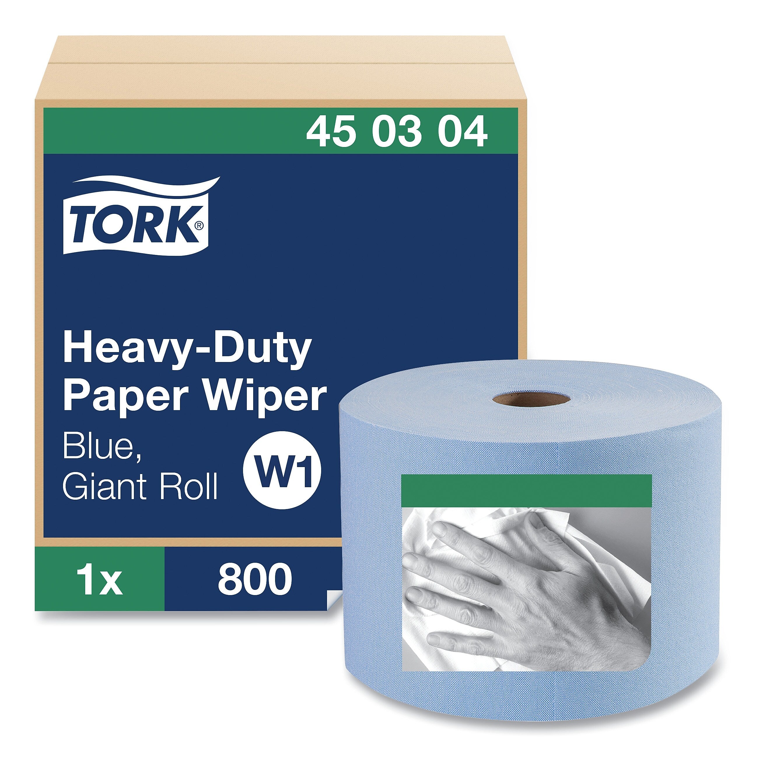 Tork Hardwound Paper Towels, 1-ply, 800 ft./Roll, 1 Roll/Carton (TRK450304)