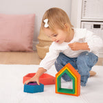 TickiT Rainbow Architect Houses, 7 Pieces/Set (CTU73542)