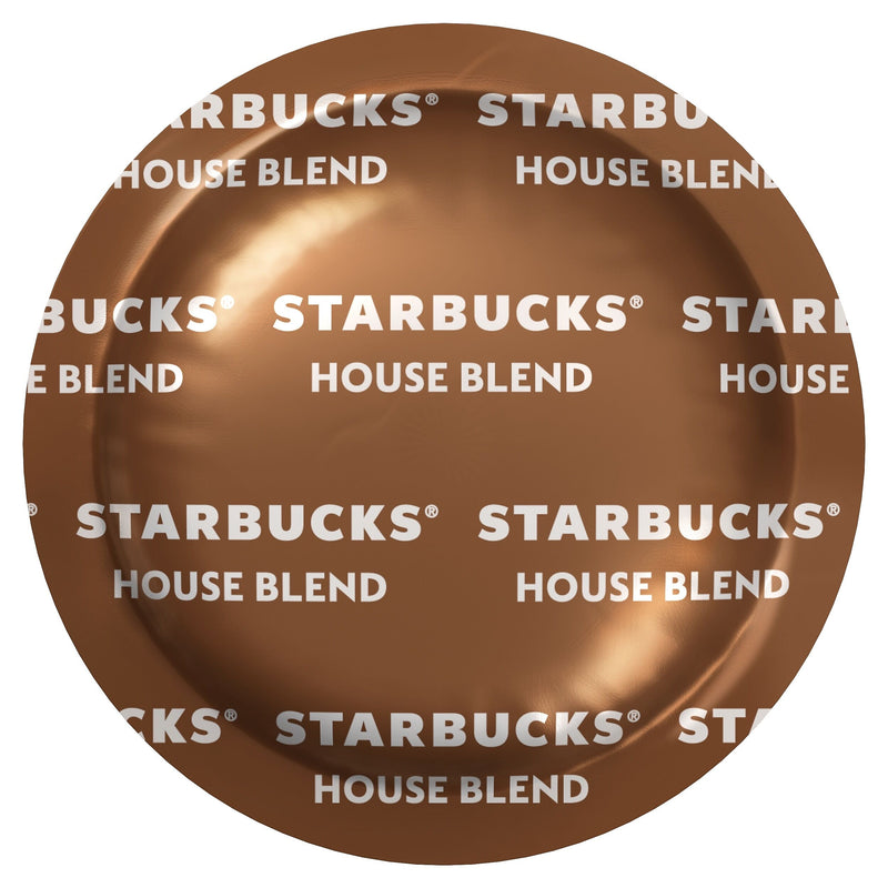 Nespresso Starbucks House Blend Coffee Nespresso Professional Capsules, Medium Roast, 50/Box (2900.84)