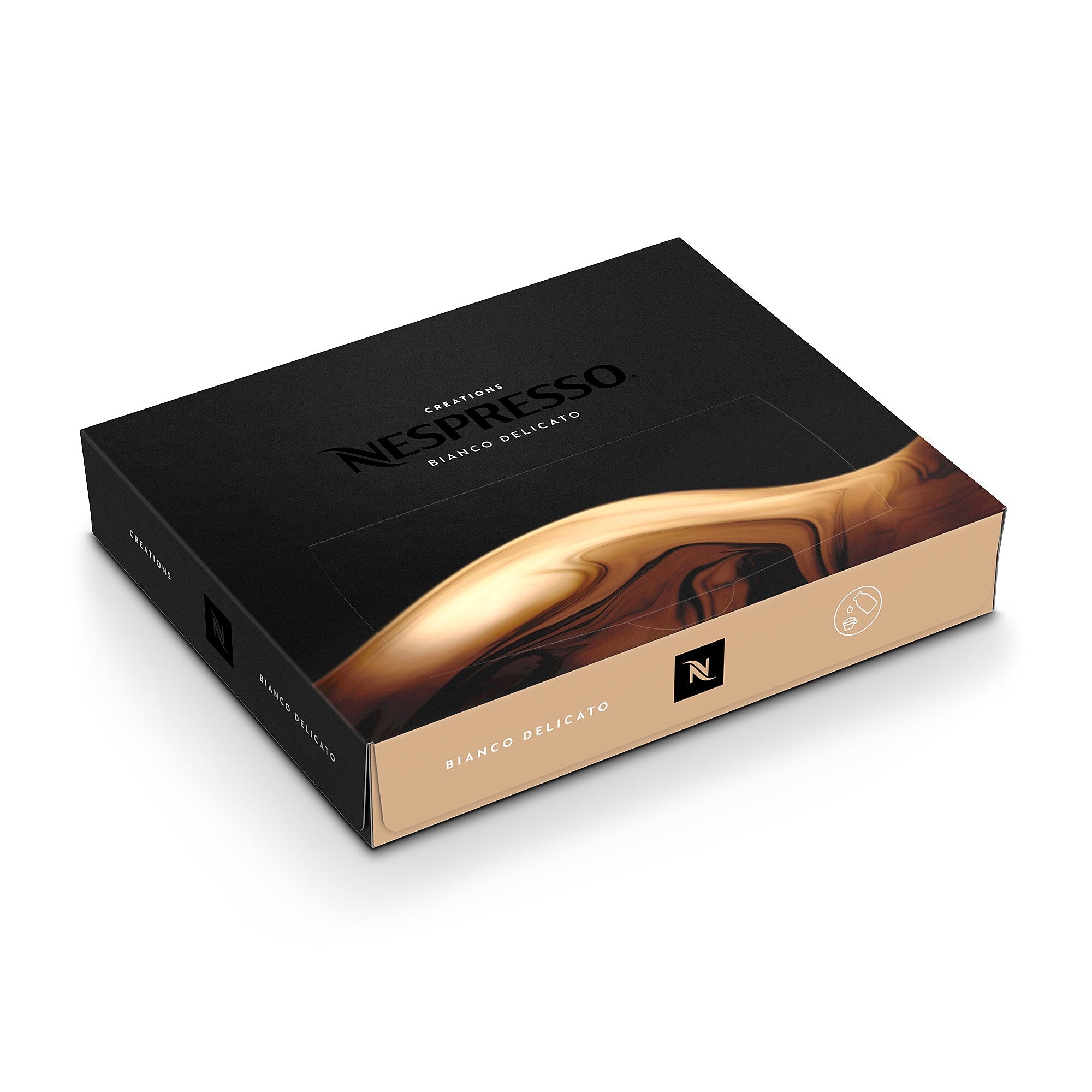 Nespresso Professional Bianco Delicato Coffee Nespresso Professional Capsules, Espresso Roast, 50/Pack (8784.84)