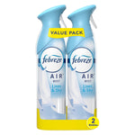 Febreze Odor-Fighting Air Freshener Spray, Linen & Sky Scent, 8.8 oz., 2/Pack (97799)