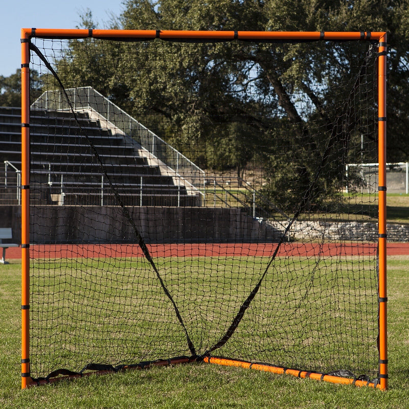 Champion Sports Backyard Lacrosse Goal & Net, Orange/Black (CHSLNGL)