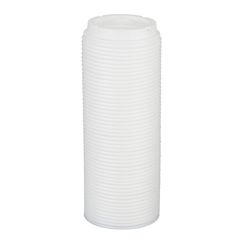 Dixie Dome Plastic Hot Cup Lids, 10-20 oz., White, 500/Carton (9542500DX)