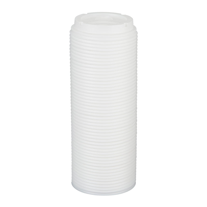 Dixie Dome Plastic Hot Cup Lids, 10-20 oz., White, 500/Carton (9542500DX)