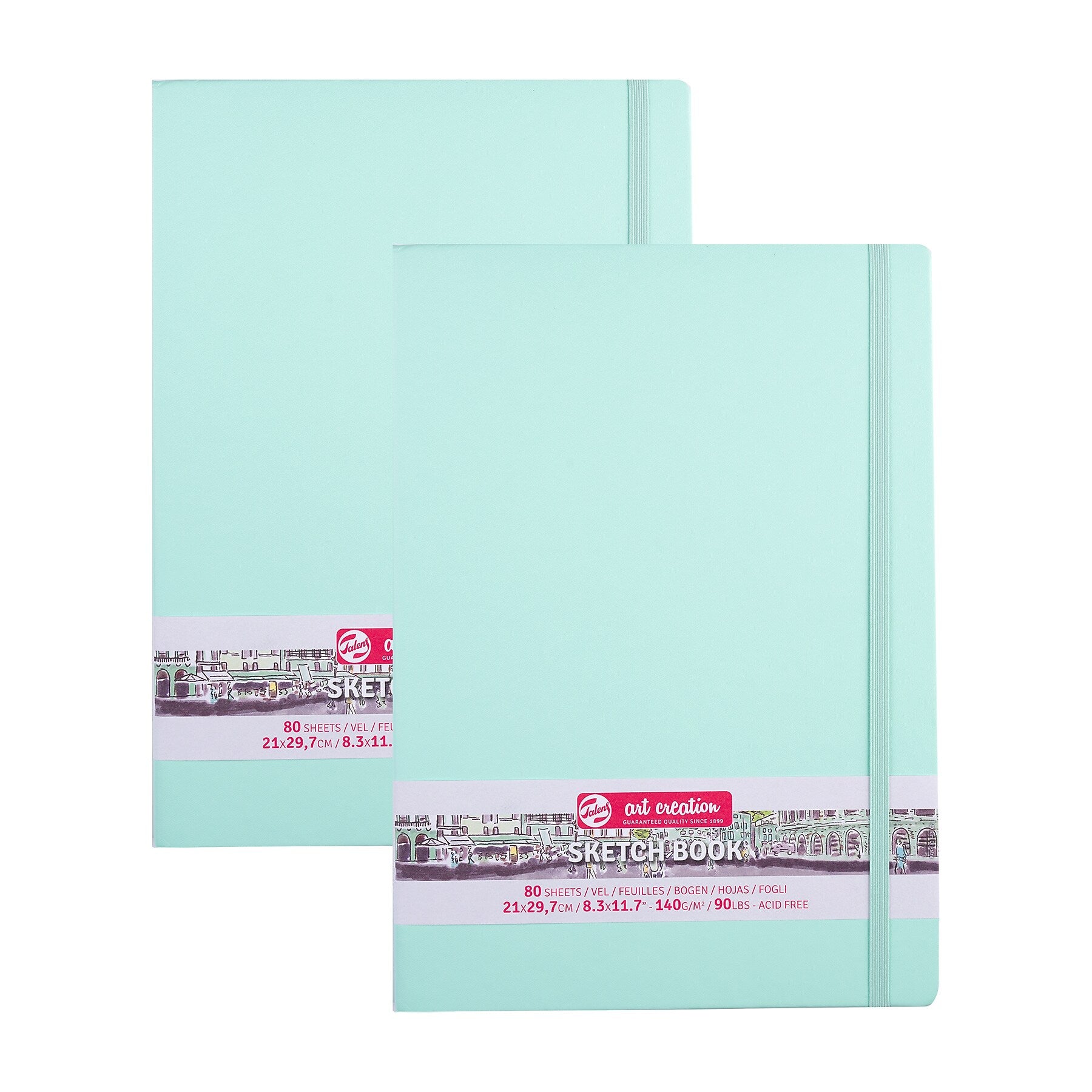 Talens Art Creation 8.3" x 11.7" Sketch Book, 80 Sheets/Book, 2/Bundle (TLN9314033M-2)