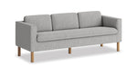 HON Parkwyn 77" Fabric Sofa, Gray (HVLVL3.GRY02)