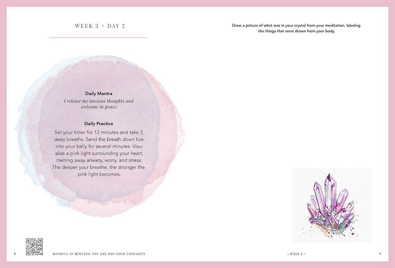 Quarto Mindful in Minutes: You Are Not Your Thoughts Guided Journal, 7.3" x 9.5", Multicolored, 160 pages (9780760385425)