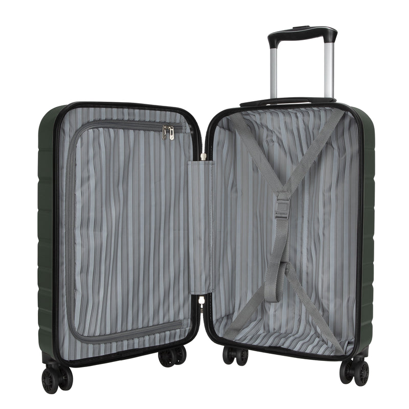 Skyway Luggage Epic 2.0 20" Hardside Carry-On Suitcase, 8-Wheeled Spinner, Thyme (780-20"343-4WB)
