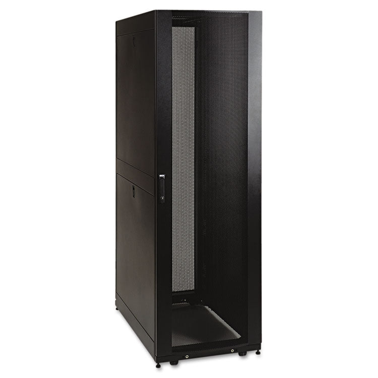 SmartRack Standard-Depth Server Rack Enclosure Cabinet, 42U, 3,000 lbs Capacity
