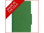 Medical Arts Press Pressboard Classification Folder, 2 Dividers, 2" Expansion, Legal Size, Moss Green, 10/Box