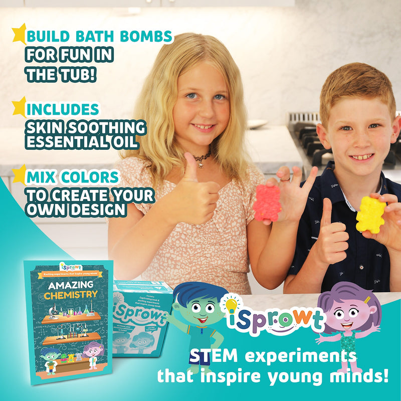 iSprowt Amazing Chemistry Kit, Assorted Colors (CHEM874)