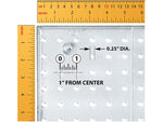 Azar 24" x 24" Pegboard 12 Small Bucket Accessory Organizer Kit, Blue, Each (700617-BLU)