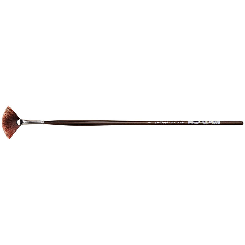 da Vinci TOP-ACRYL Oil and Acrylic Synthetic Red-Brown, Fan Brush (DVXVA4851)