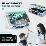 JITTERYGIT Robotryx Blue SnabGlider Robot Building Toy, 246 Pieces/Pack (ROBOTRYX-BLUE)
