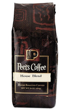 Peet's Coffee House Blend Ground Coffee, Dark Roast, 16 oz. (PEE501619)