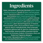 Seventh Generation Foaming Dish Spray, Mandarin Orange Scent, 16 oz Bottle, 6/Carton
