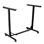 AdirOffice Metal Mobile File Cart with Swivel Wheels and (12) 30" Hanging Clamps, Black (615-BLK-PKG)