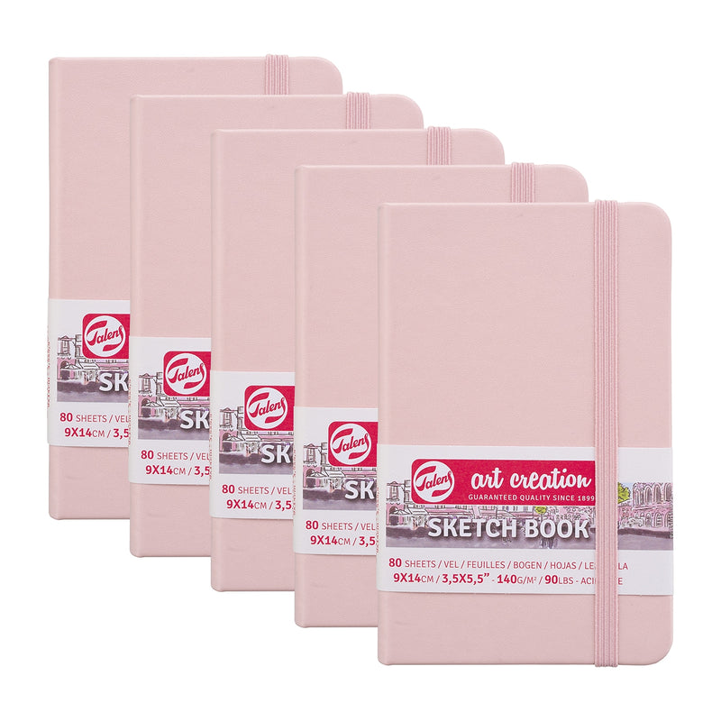 Talens Art Creation 3.5" x 5.5" Sketch Book, 80 Sheets/Book, 5/Bundle (TLN9314011M-5)