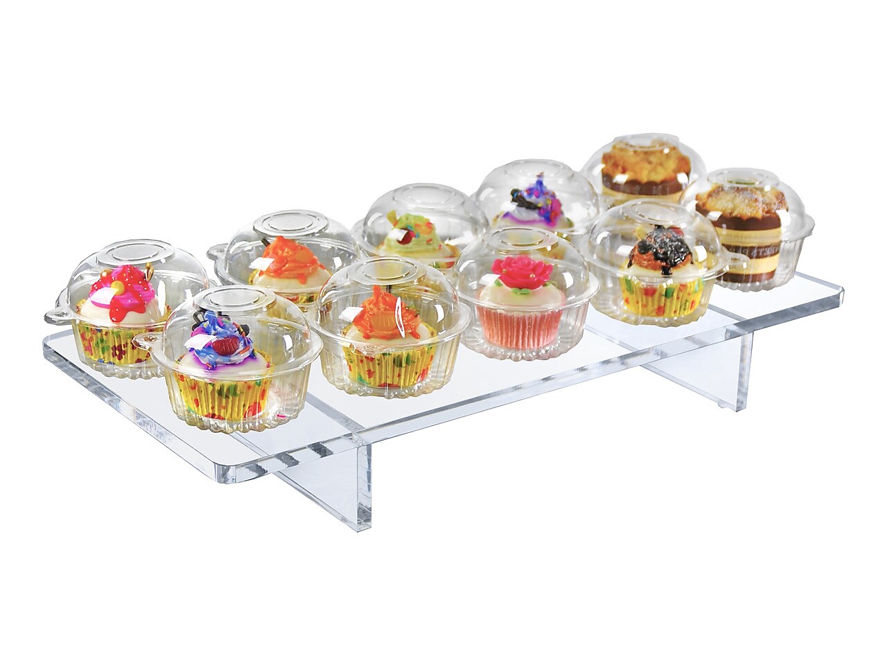 Azar Deluxe 22"W Riser, Clear, Each (515373)