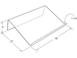 Azar Plastic Document Stand with Lip, Clear (515542)