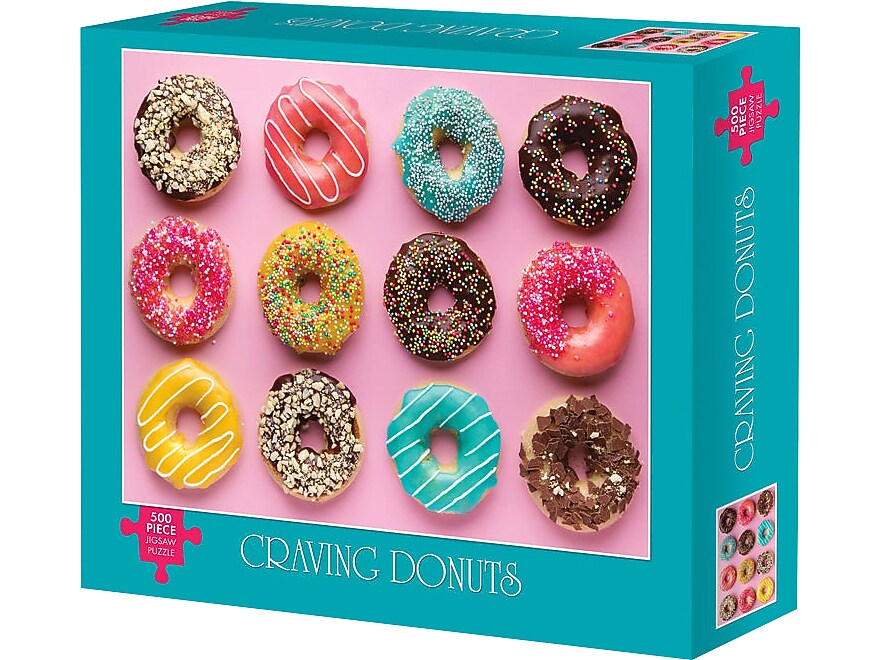 Willow Creek Craving Donuts 500-Piece Jigsaw Puzzle (48956)