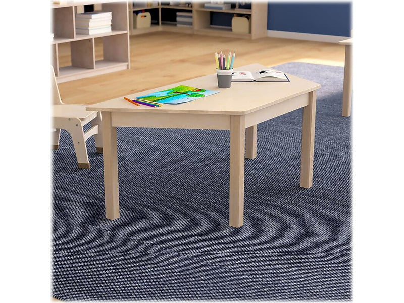 Flash Furniture Bright Beginnings Hercules Trapezoid Table, 47" x 20.75", Beech (MK-ME088017-GG)