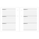 2026 AT-A-GLANCE 3.75" x 3" Daily Calendar Refill Pages, White/Black (E919-50-26)