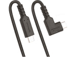 StarTech 6.6ft USB-C Cable, Right-Angled, USB 5Gbps, 100W (5A) PD, 4K 60Hz DP Alt Mode, Rugged USB C Cord, Thunderbolt Compat