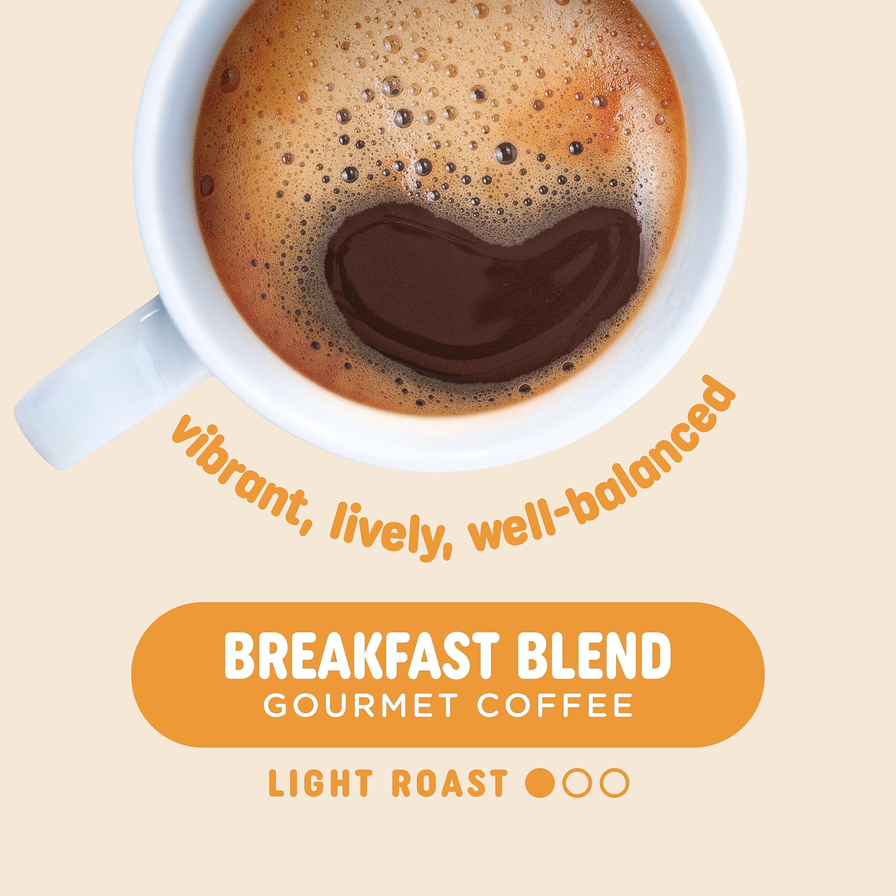 Pick Me Up Provisions™ Breakfast Blend Coffee Keurig® K-Cup® Pods, Light Roast, 96/Carton (52967CT)