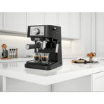 De'Longhi Stilosa 2-Cups Steam Espresso Machine, Black (EC260BK)