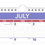 2025-2026 AT-A-GLANCE 15" x 12" Academic Monthly Wall Calendar, Purple/Red (AY8-28-26)