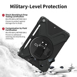CODi Rugged Polycarbonate/Silicone Case for 10.2" iPad Gen 7/8/9, Black (C30705065)