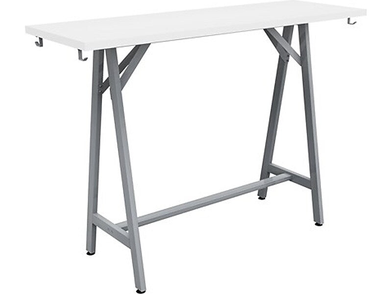 Safco Spark Teaming Table, 20" x 60", Designer White (SPK6020SLDSWT)