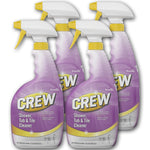 Diversey™ Crew Shower, Tub and Tile Cleaner, Liquid, 32 oz, 4/Carton