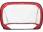 Champion Sports Pop-Up Soccer Goal, Red/Black (SG64)