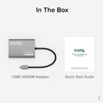 Plugable Dual Monitor USB-C to HDMI Adapter (USBC-6950M)