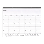 2026 Staples 21.75" x 17" Monthly Desk Pad Calendar, Gray (ST59701-26)