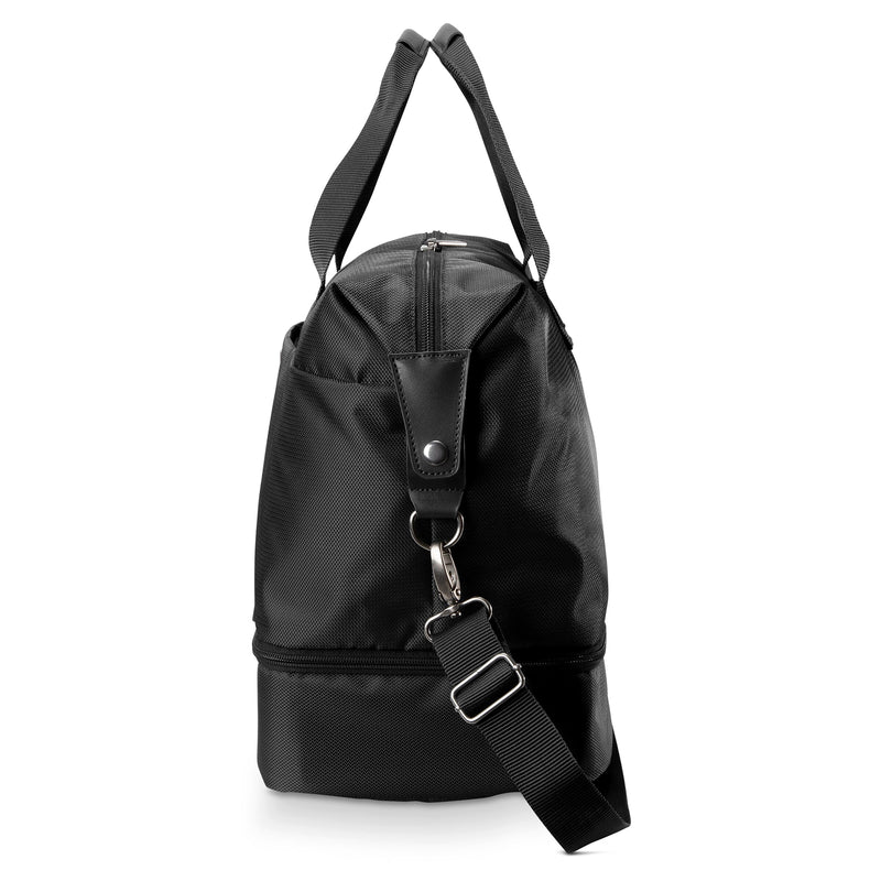 Ricardo Beverly Hills Avalon 22.5" Polyester Carry-On Weekender Duffel, Black (135-19-001-DFL)